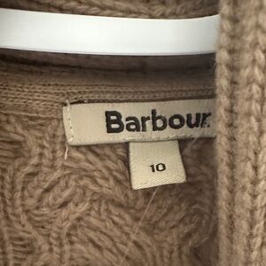 Barbour Brown Cable Knit Women's Cardigan. Bought at sporting life excellent con